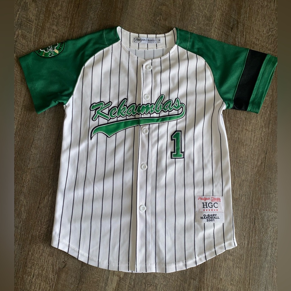 Hard Ball Movie G-Baby Kekambas Authentic Baseball Jersey by Headgear Classics